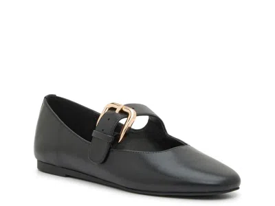 Steve Madden Zarah Mary Jane Flat In Black