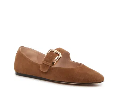 Steve Madden Zarah Mary Jane Flat In Brown