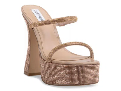 Steve Madden Zayne Platform Sandal In Gold