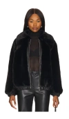 Steve Madden Zephrine Jacket In Black Onyx