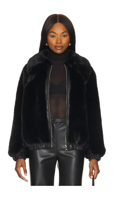 Steve Madden Zephrine Jacket In Black Onyx