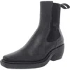 Steve Madden Zion Womens Chelsea Western Ankle Boots In Black