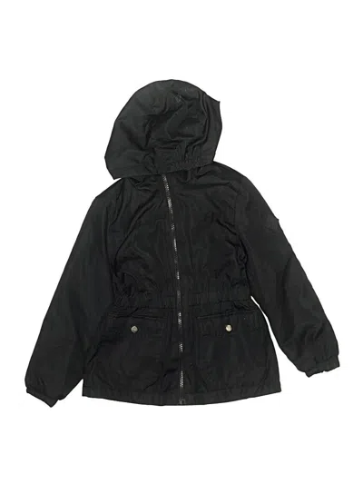 Pre-owned Steve Madden Kids' Zip Up Hoodie In Black