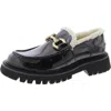 Steve Madden Lando Faux Shearling Lined Lug Sole Loafer In Multi