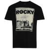Steve Selvin Mens  Rocky Statue T-shirt In Black