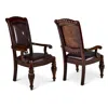 Steve Silver Antoinette Arm Chair In Brown
