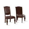 Steve Silver Antoinette Side Chairs - Set Of 2 In Brown
