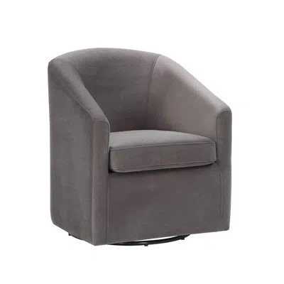 Steve Silver Arlo Upholstered Dining/accent Chair Fog In Gray