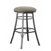 Steve Silver Bali Backless Swivel Counter Chair Grey