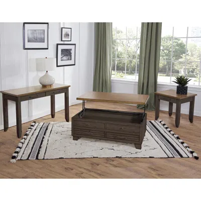 Steve Silver Bear Creek Sofa Table Brown