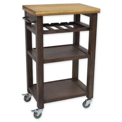 Steve Silver Belden Kitchen Cart - Grey In Brown