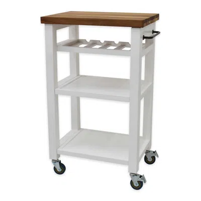 Steve Silver Belden Kitchen Cart - White