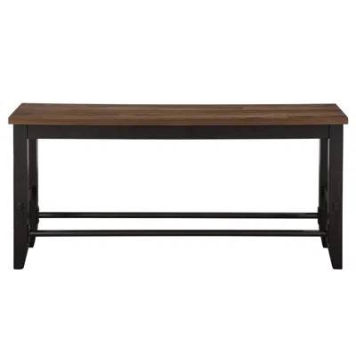 Steve Silver Bermuda Counter Bench In Gray