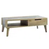 Steve Silver Calgary Gray Sintered Stone Cocktail Table