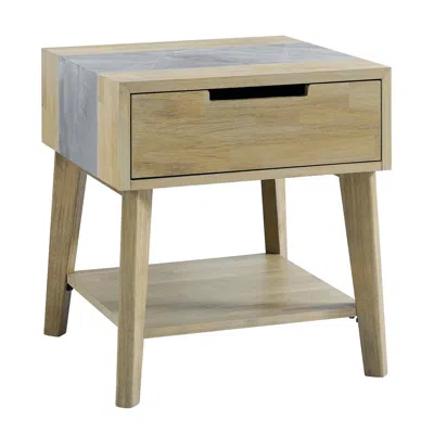 Steve Silver Calgary Gray Sintered Stone End Table
