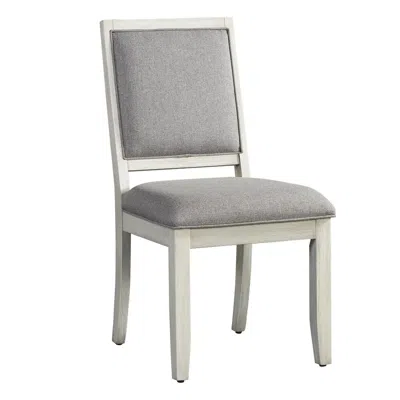 Steve Silver Canova Side Chair In Gray