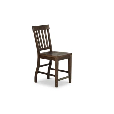 Steve Silver Cayla Counter Chair Dark Oak