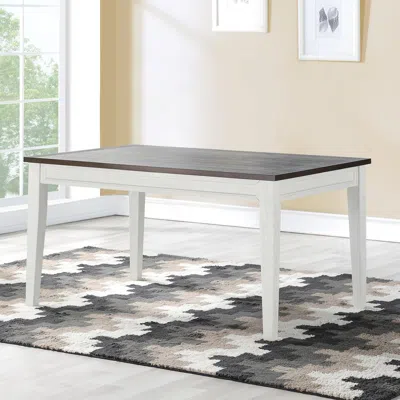 Steve Silver Caylie Fix Top Table In White