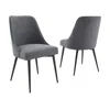 Steve Silver Colfax Side Chair Charcoal - Set Of 2