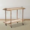 Steve Silver Conway Serving Cart In Brown
