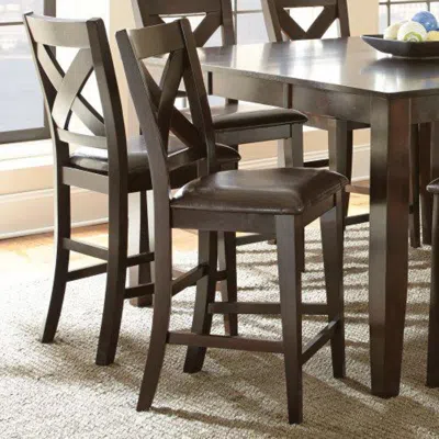 Steve Silver Crosspointe Counter Chair- Set Of 2