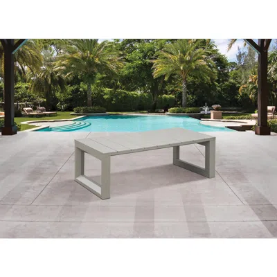 Steve Silver Dalilah Patio Cocktail Table In Gray