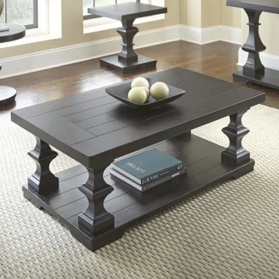Steve Silver Dory Cocktail Table In Brown