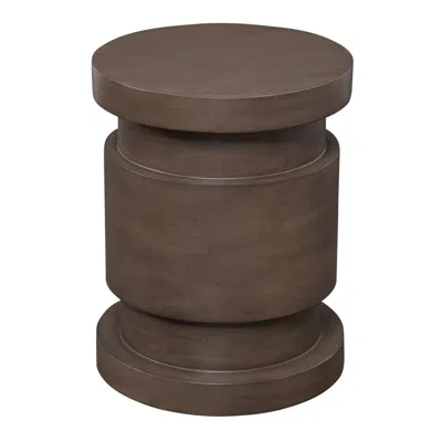 Steve Silver Duke Side Table In Brown