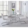 Steve Silver Escondido 5pc Dining Set - White