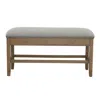 Steve Silver Grayson Counter Storage Bench W/nailhead
