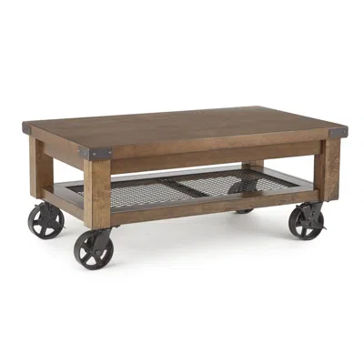 Steve Silver Hailee Cocktail Table In Brown