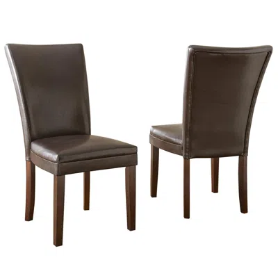 Steve Silver Hartford Parsons Chair, Brown In Green