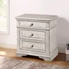 Steve Silver Highland Park Nightstand - Rustic Ivory