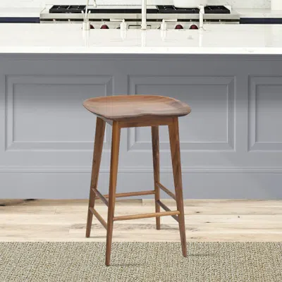 Steve Silver Hilton Counter Stool Natural In Brown