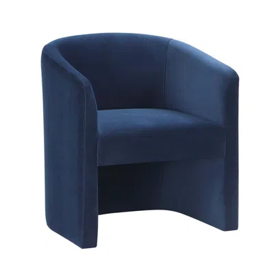 Steve Silver Iris Upholstered Dining/accent Ch Indigo In Blue