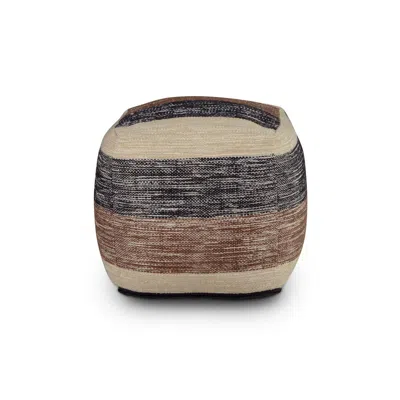 Steve Silver Jamal Square Handwoven Pouf