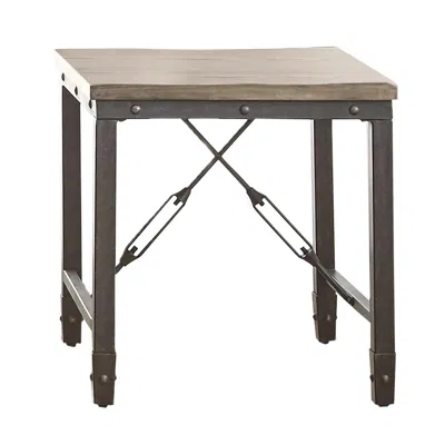 Steve Silver Jersey End Table - Antique Finish In Black