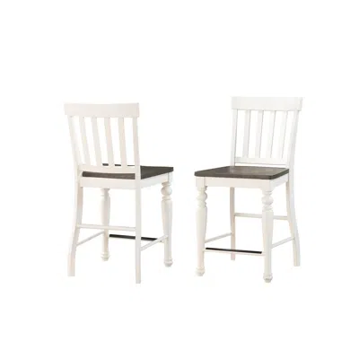 Steve Silver Joanna Two Tone Counter Chair - Set Of 2