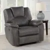 Steve Silver Katrine Manual Recliner - Charcoal