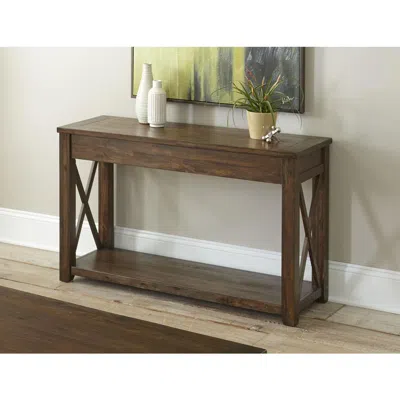 Steve Silver Lenka Sofa Table In Blue