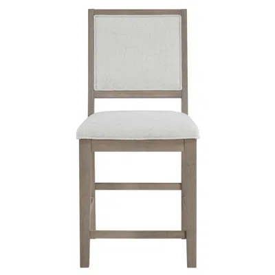 Steve Silver Lily Counter Chair Set Of Two In Brown