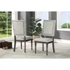 Steve Silver Linnett Upholstered Back Chair - Set Of 2