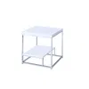 Steve Silver Lucia End Table, White