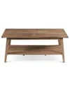 Steve Silver Milani 47" Solid Mango Rectangular Cocktail Table In Natural