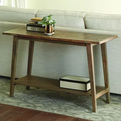 Steve Silver Milani Rectangle Sofa Table In Brown