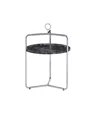 Steve Silver Miro Side Table - Black/silver In Black