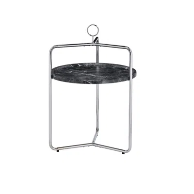 Steve Silver Miro Side Table - Black/silver