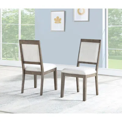 Steve Silver Molly Side Chair - Set Of 2 In Gray