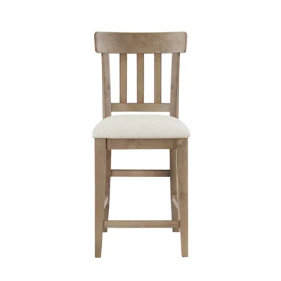Steve Silver Napa Counter Chair Sand Set Of Two In Black