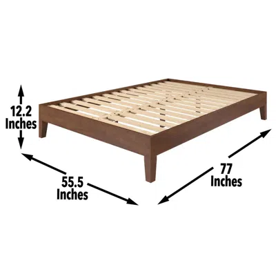 Steve Silver Nix Full Platform Bed Natural